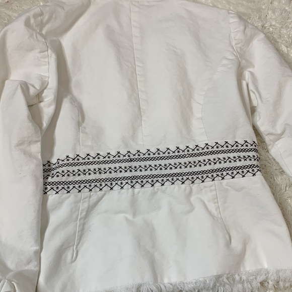 White Boho Jacket - Picture 3 of 15